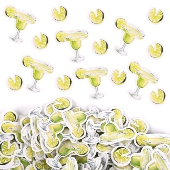 New Tini Bit Older Lime Martini Birthday Party Green Banner Confetti Margarita - Picture 11 of 12